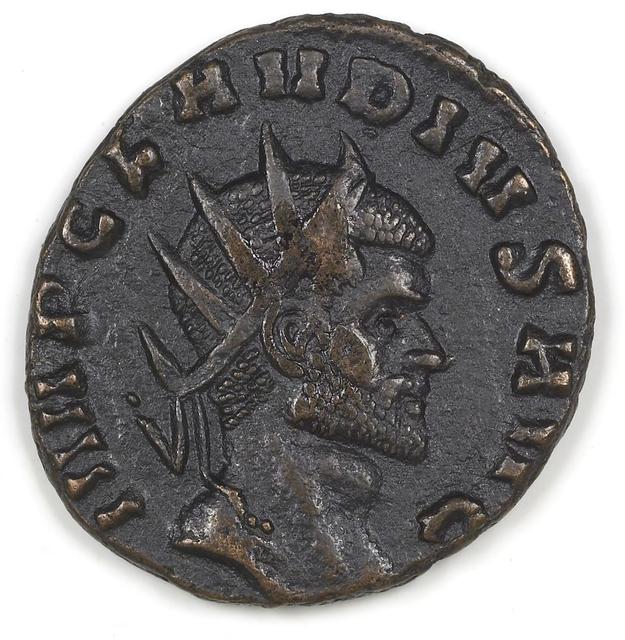 Claudius II Antoninianus RIC V Claudius Gothicus 111, obverse