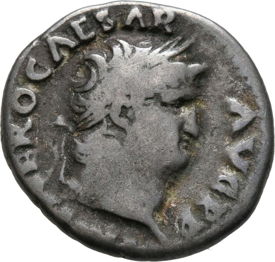 Nero, silver denarius, collection photograph Univie-ID606, obverse