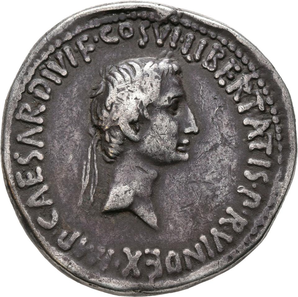 Augustus, silver cistophorus, collection photograph Univie-ID225, obverse