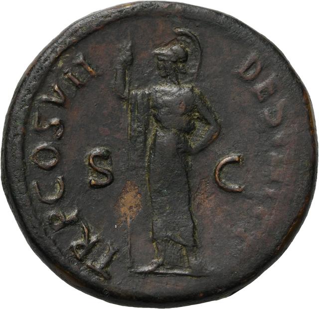 Domitian Sestertius, RIC II, Part 1 (second edition) Domitian 78A, reverse