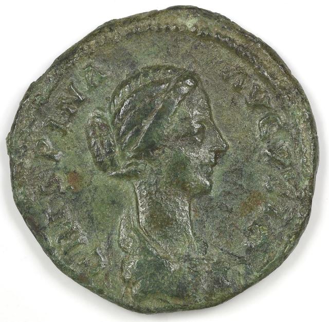 Commodus Copper-Alloy Dupondius, obverse
