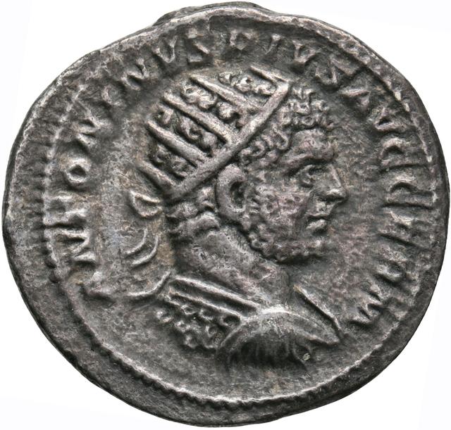 Caracalla Silver Antoninianus RIC IV Caracalla 264B, obverse