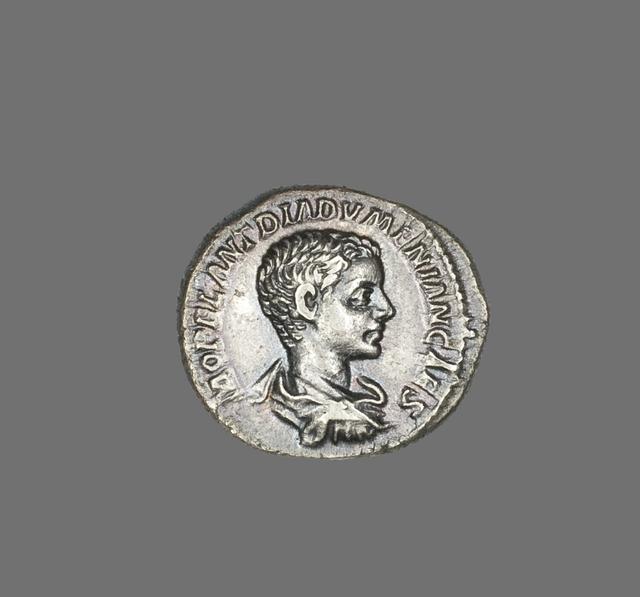 Diadumenian: Silver Denarii, obverse