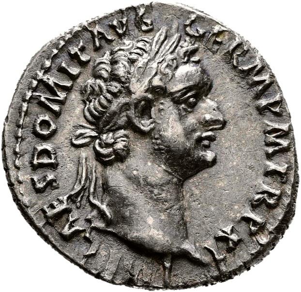 Domitian Denarius, RIC II, Part 1 (second edition) Domitian 728, obverse