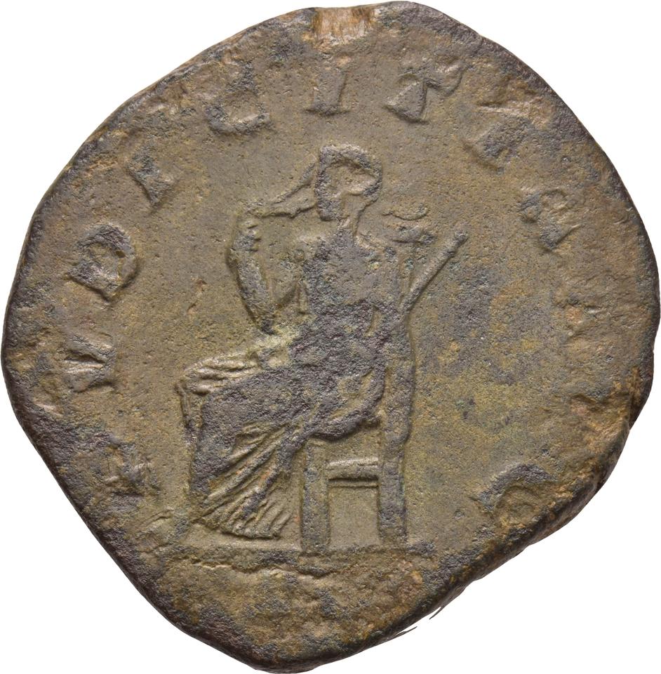 Philip the Arab, copper-alloy sestertius, collection photograph Koeln-ID977, reverse