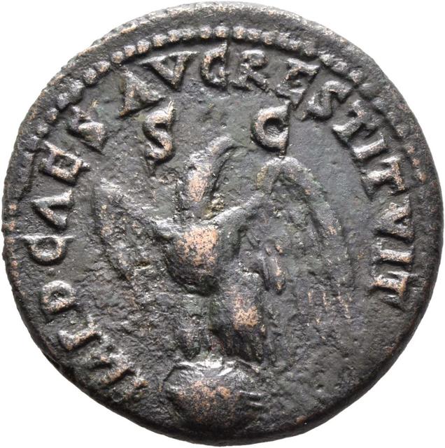 Domitian Bronze As, RIC II, Part 1 (second edition) Domitian 824, reverse