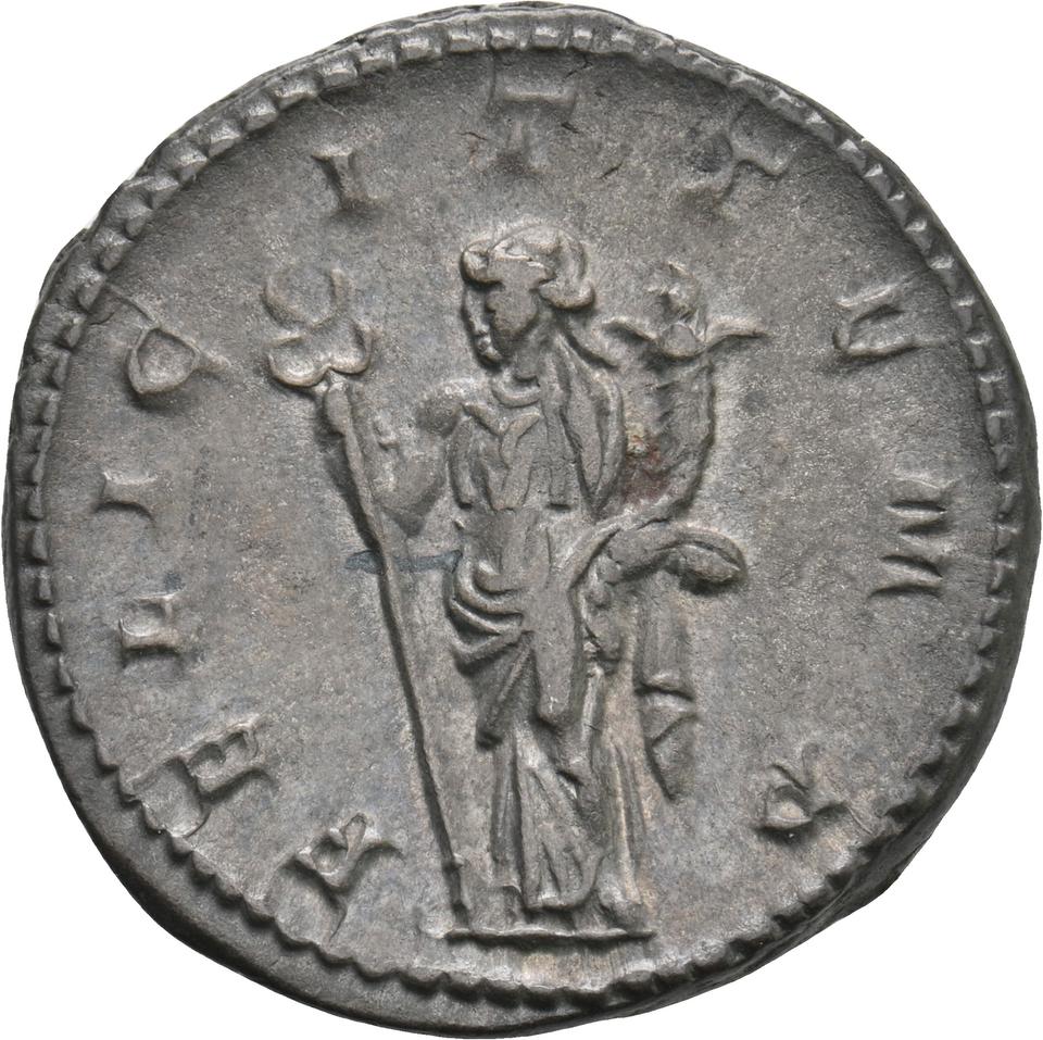 Gordian III, silver antoninianus, collection photograph Koeln-ID957, reverse