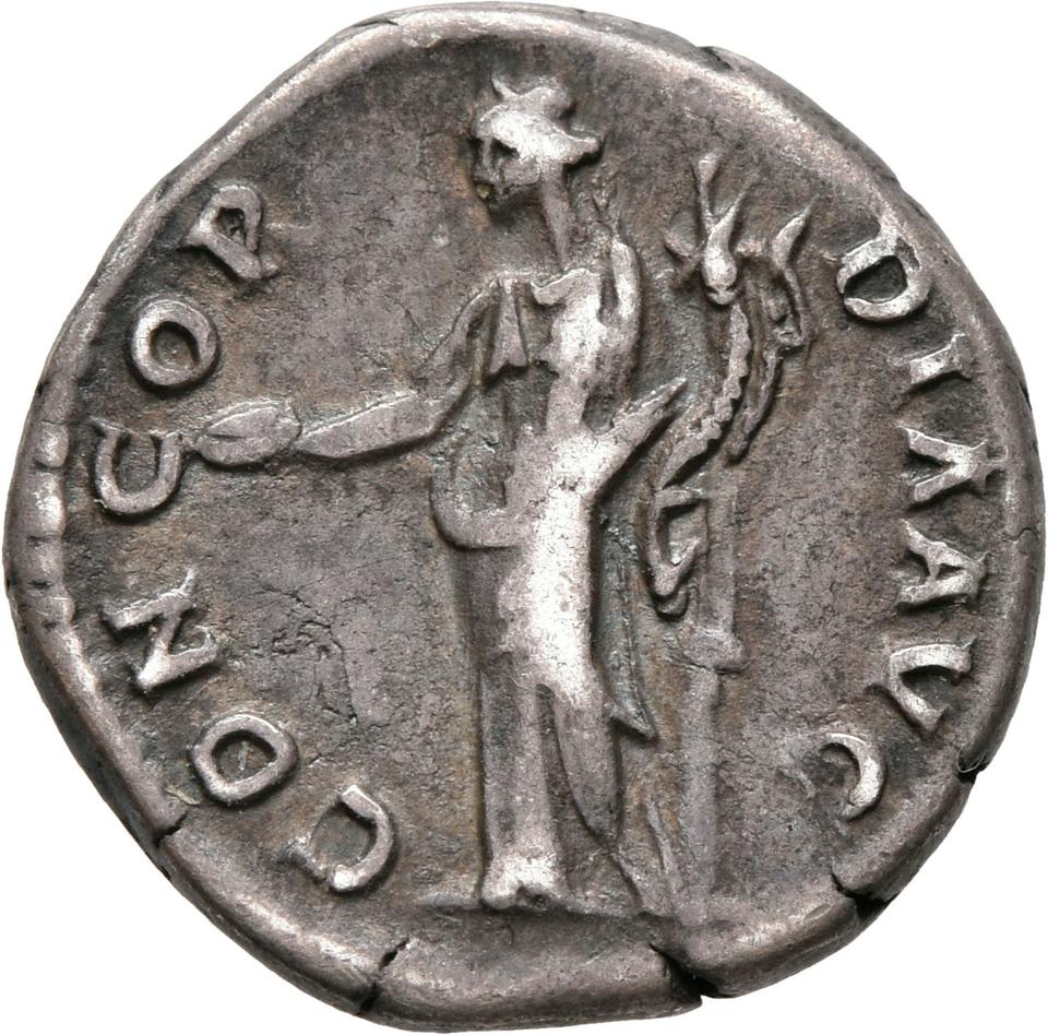 Hadrian, silver denarius, collection photograph Univie-ID751, reverse