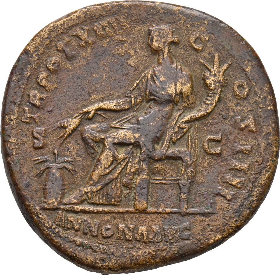 Antoninus Pius, copper-alloy sestertius, collection photograph Koeln-ID762, reverse