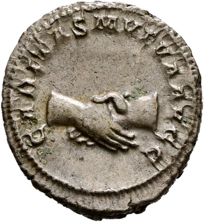 Pupienus, silver antoninianus, collection photograph Hamburg-ID2982, reverse