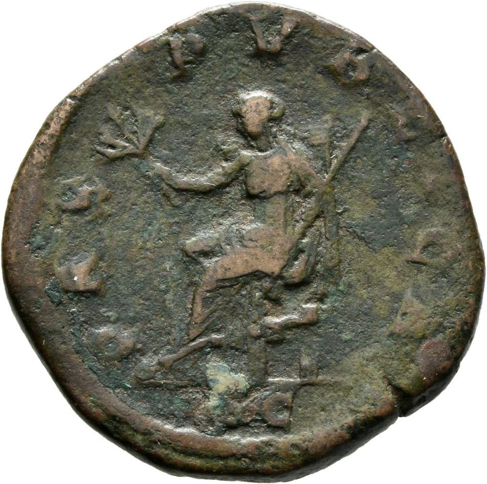 Pupienus, copper-alloy sestertius, collection photograph Mainz-ID680, reverse
