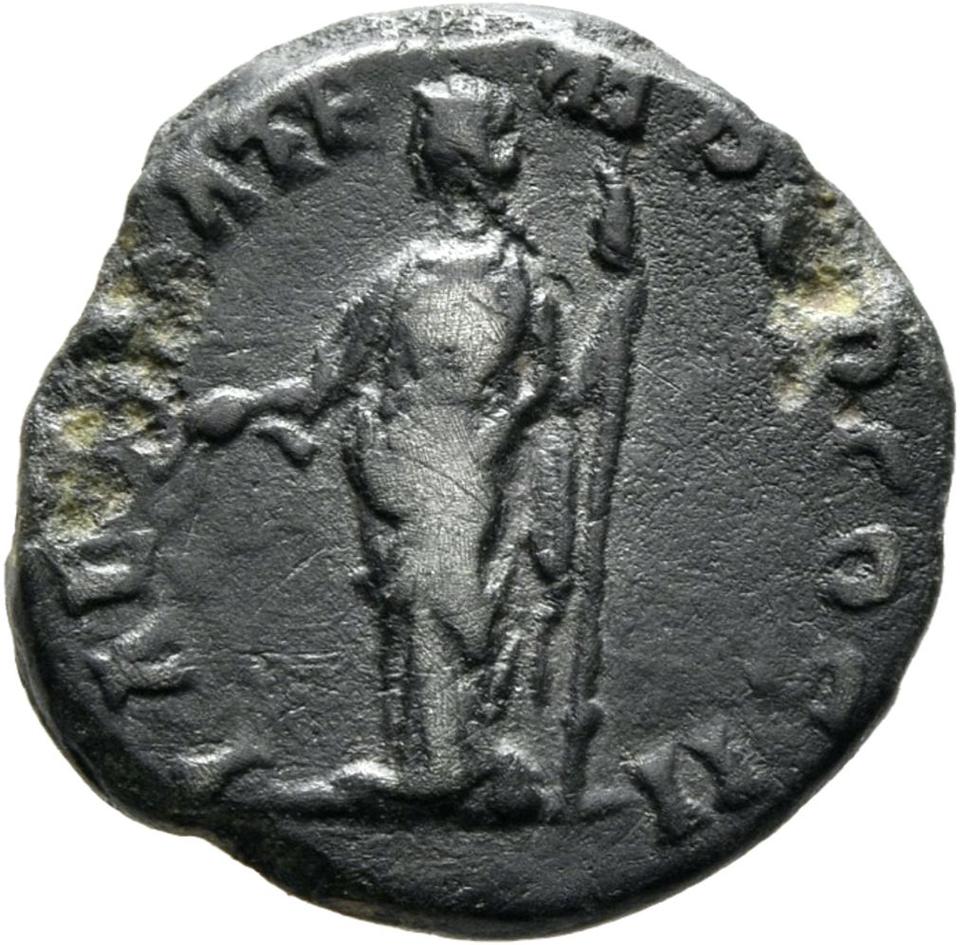 Pertinax, Silver denarius, collection photograph Mainz-ID382, reverse