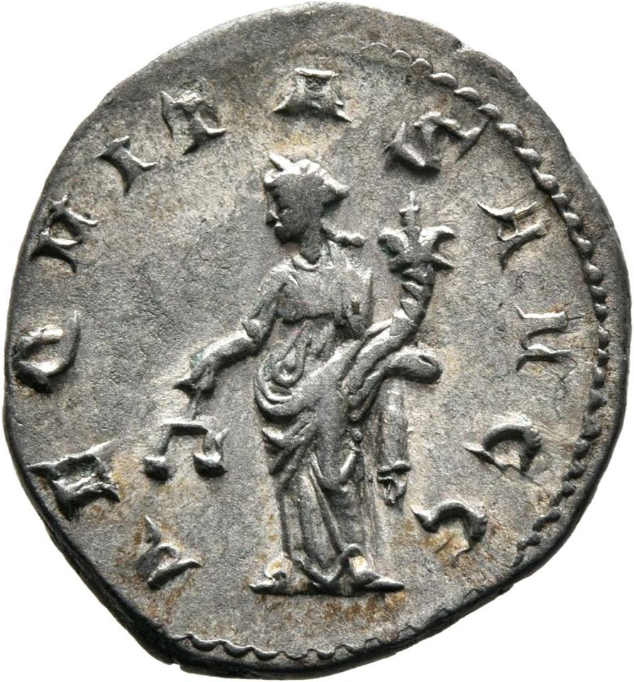Volusian, silver antoninianus, collection photograph Mainz-ID743, reverse