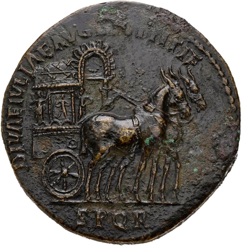 Domitian, Bronze sestertius, collection photograph Hamburg-ID2793, obverse