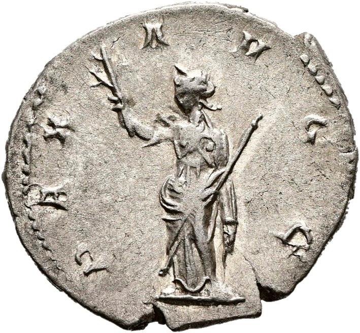 Volusian, silver antoninianus, collection photograph Hamburg-ID1294, reverse