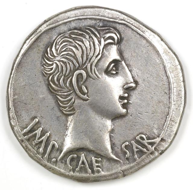 Augustus Silver Cistophorus, RIC I (second edition) Augustus 481, obverse