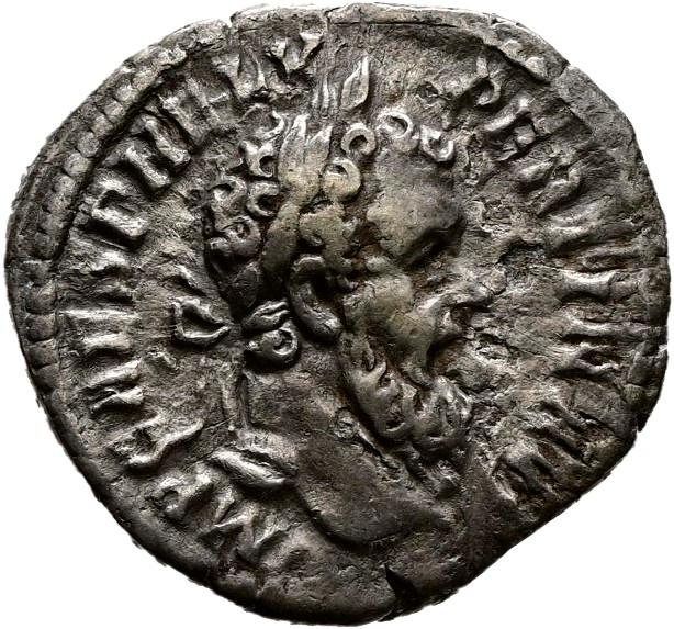 Pertinax, Silver denarius, collection photograph Hamburg-ID822, obverse