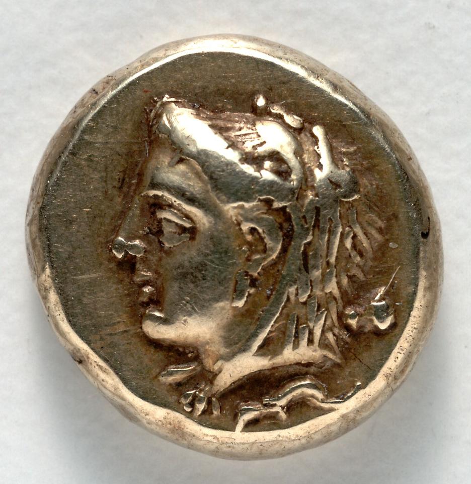 Phokaia, Electrum hecte, collection photograph CMA-1916-973, obverse