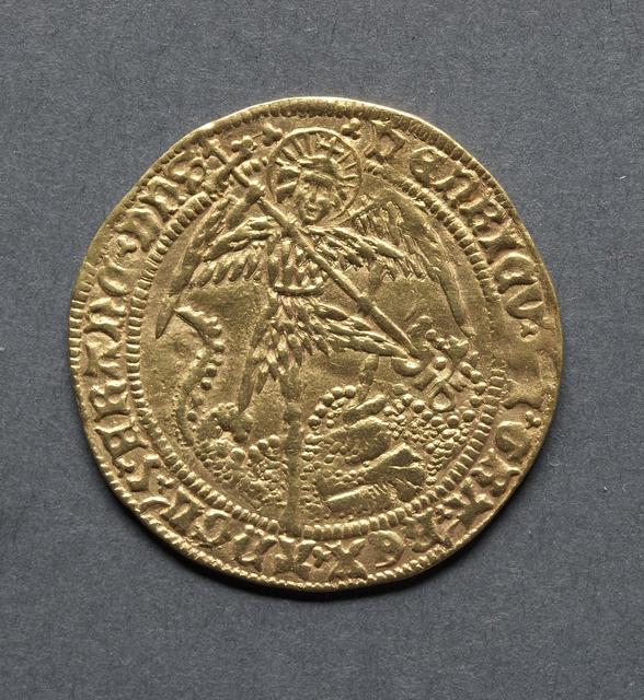 Henry VI, Gold Angel, Kingdom of England (Readeption, 1470–1471), obverse