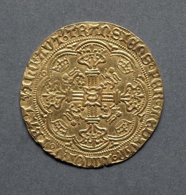 Henry VI Gold Noble, Kingdom of England, reverse