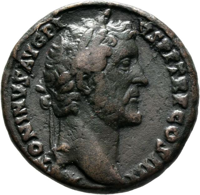 Antoninus Pius Bronze As RIC III Antoninus Pius 827A, obverse