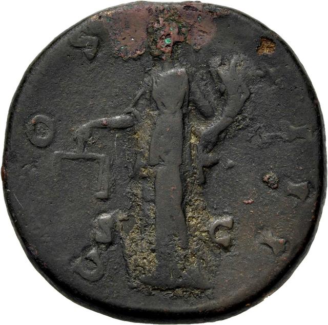 Antoninus Pius Bronze Sestertius, RIC III Antoninus Pius 842, reverse
