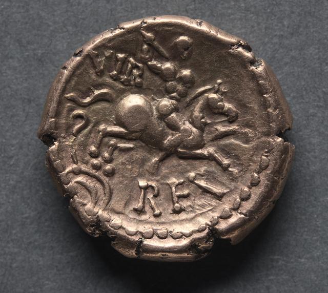 Verica, Gold Stater, 'Warrior Rex' Type (Iron Age Britain), reverse