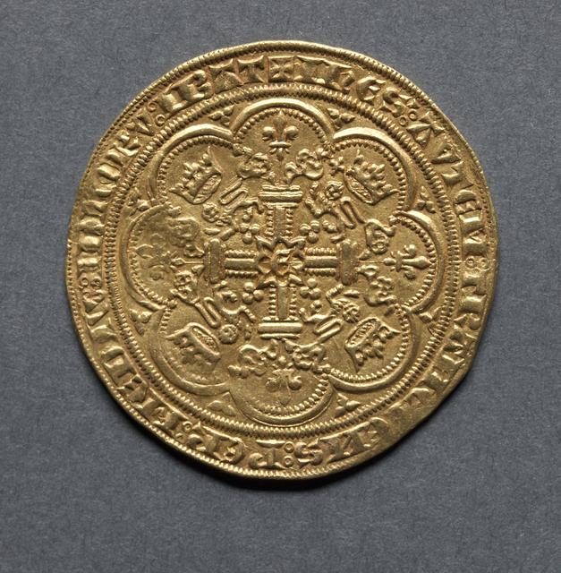 Edward III, Gold Noble, Kingdom of England, reverse
