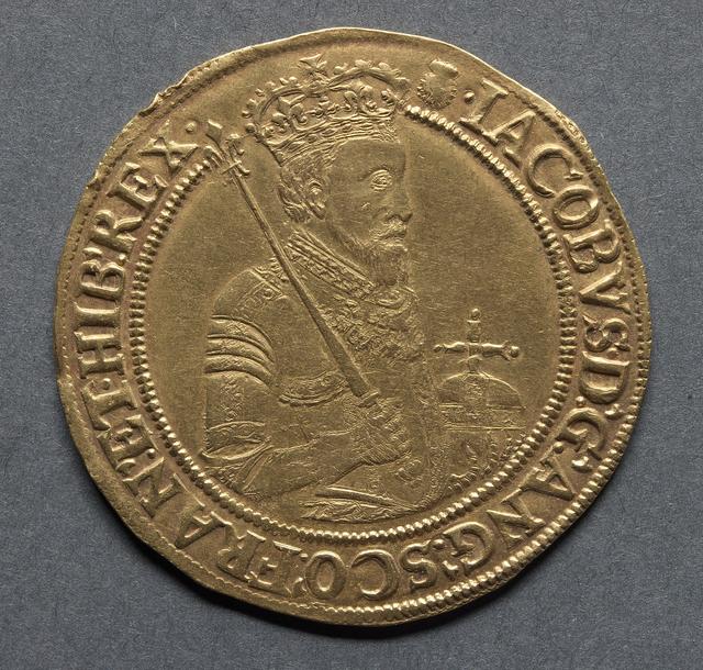 James I First Coinage Gold Sovereign (1603–1604), obverse