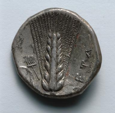 Metapontion Silver Stater: Agrarian Typology and Classical Coinage in Magna Graecia, reverse