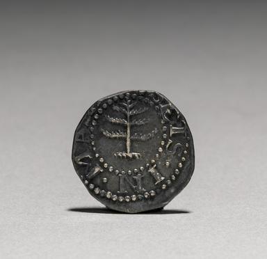 Massachusetts Bay Colony Silver Sixpence (Pine Tree Coinage), obverse