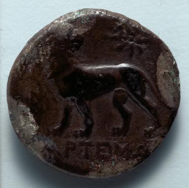 Miletos Silver Tetradrachm: Apollo and the Reverted Lion, reverse