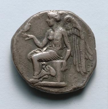 Terina Silver Stater: Civic Nymph and Seated Nike, reverse
