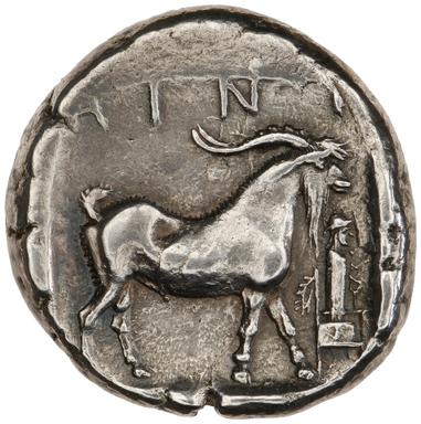 Aenus Silver Tetradrachm, reverse