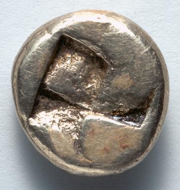 Phokaia Electrum Hecte: Female Head and Incuse Punch, reverse