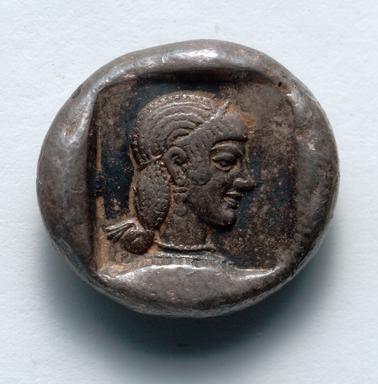 Silver Drachms of Knidos: Archaic to Early Classical Civic Coinage (Series IV), reverse