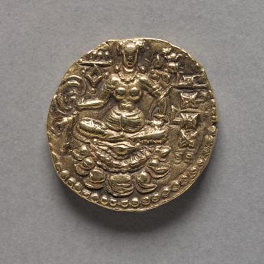 Chandragupta II Gold Dinar (Archer Type), reverse