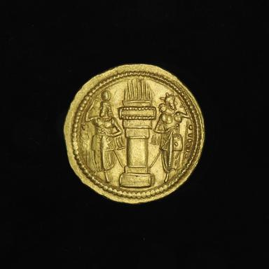 Bahram I Gold Dinar: Imperial Ideology and Numismatic Typology in Third-Century Sasanian Iran, reverse