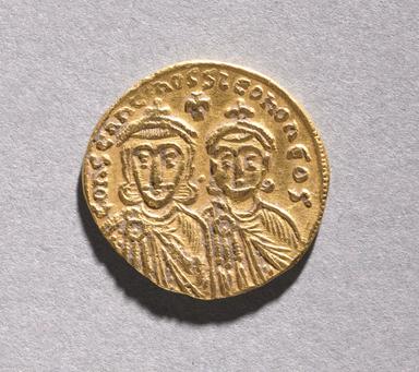 Constantine V and Leo IV, Gold Solidus, Byzantine, reverse