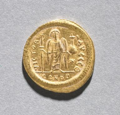 The Gold Solidus of Justinian I: Metropolitan Typology, Chronology, and Imperial Ideology, reverse