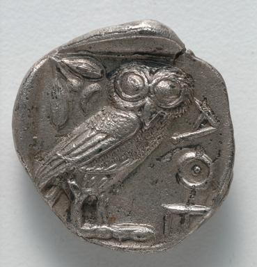 Classical Athenian Owl Tetradrachm (c. 454–404 BC), reverse
