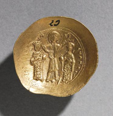 Eudocia and Romanus IV, Gold nomisma, Byzantine, obverse