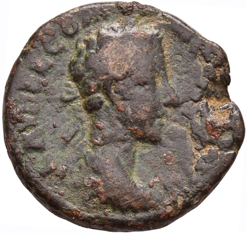 Marcus Aurelius, copper-alloy as, collection photograph Koeln-ID838, obverse