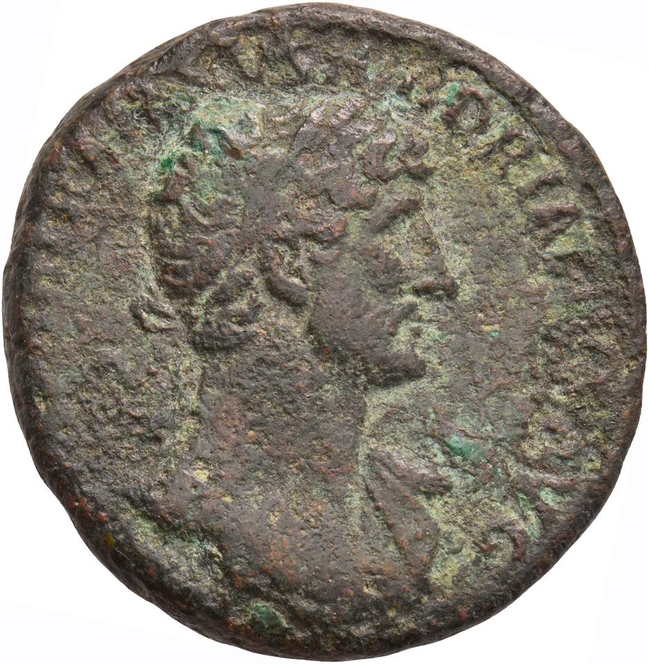 Hadrian, copper-alloy as, collection photograph Koeln-ID729, obverse