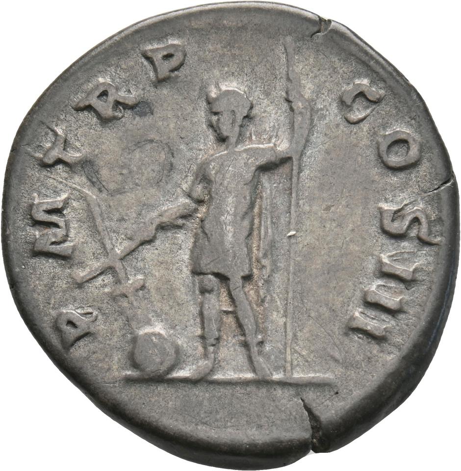 Hadrian, silver denarius, collection photograph Koeln-ID706, reverse