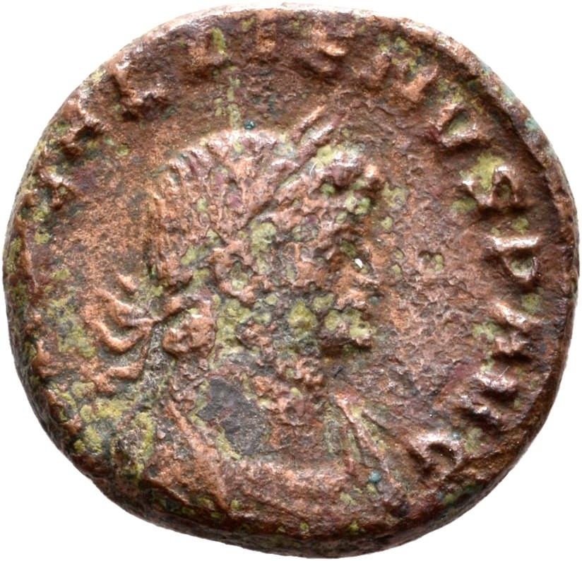 Gallienus, copper-alloy as, collection photograph Rostock-ID1039, obverse