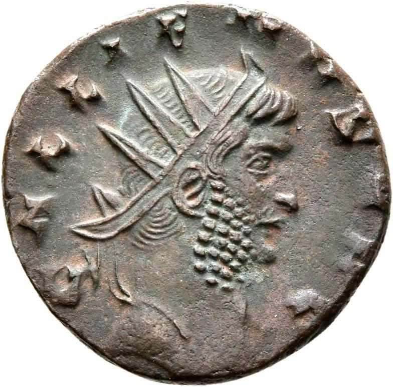 Gallienus, silver antoninianus, collection photograph Rostock-ID1040, obverse