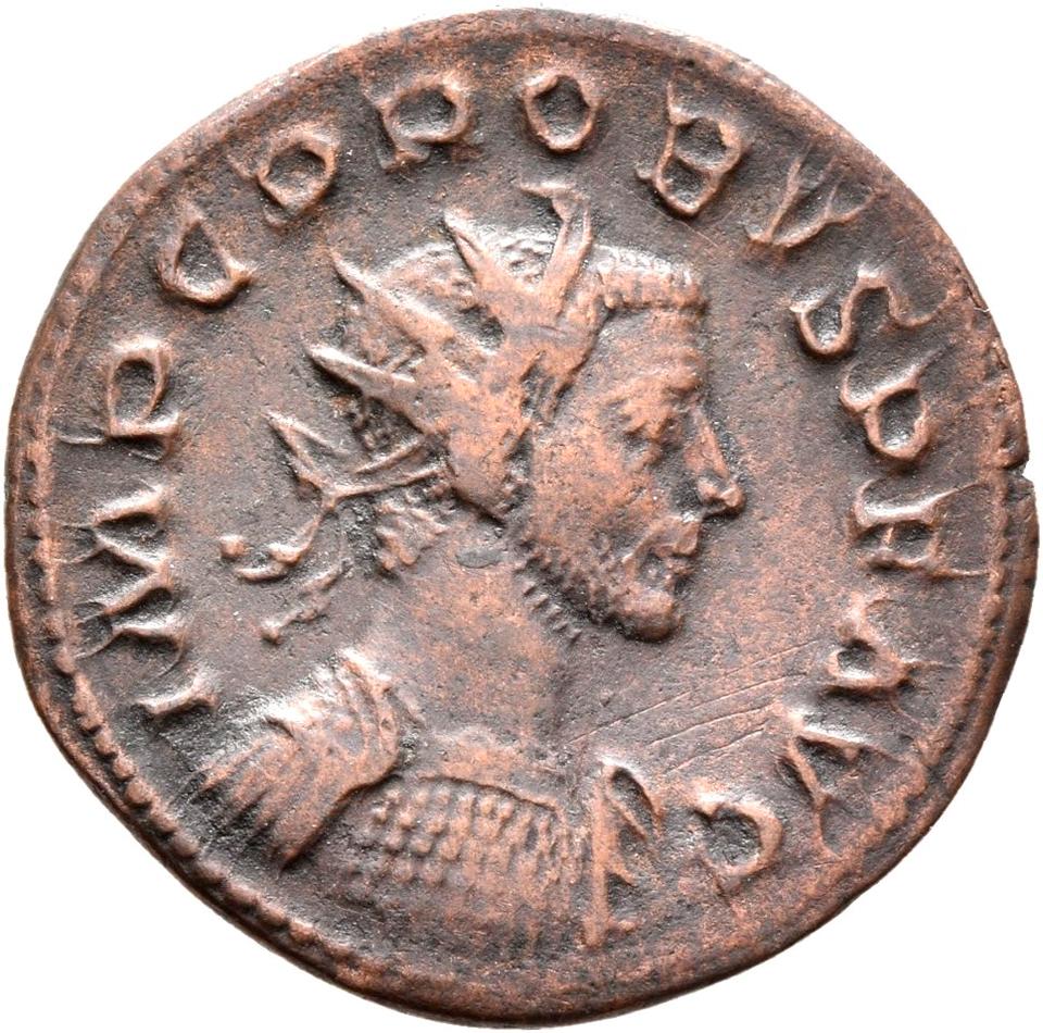 Probus, silver antoninianus, collection photograph Rostock-ID1260, obverse