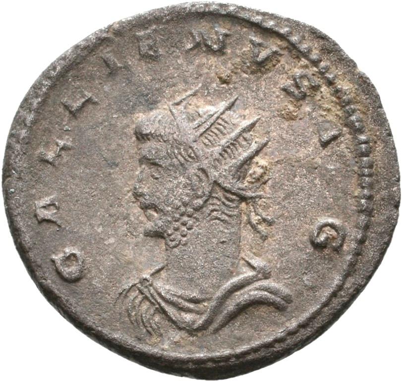 Gallienus, silver antoninianus, collection photograph Rostock-ID1035, obverse