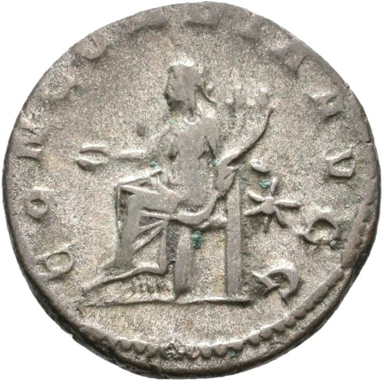 Volusian, silver antoninianus, collection photograph Rostock-ID1187, reverse